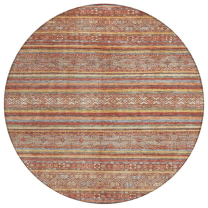 LOOMLAN Rugs Ysadora Paprika Washable Indoor-Outdoor Rug