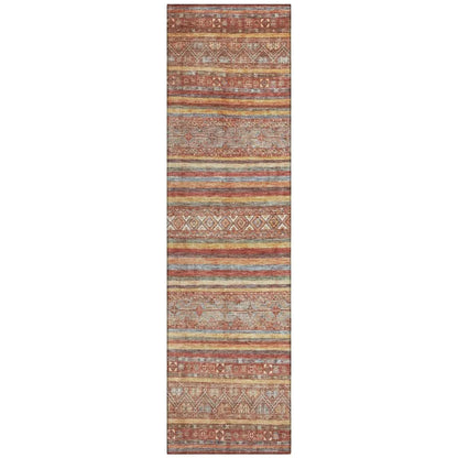 LOOMLAN Rugs Ysadora Paprika Washable Indoor-Outdoor Rug