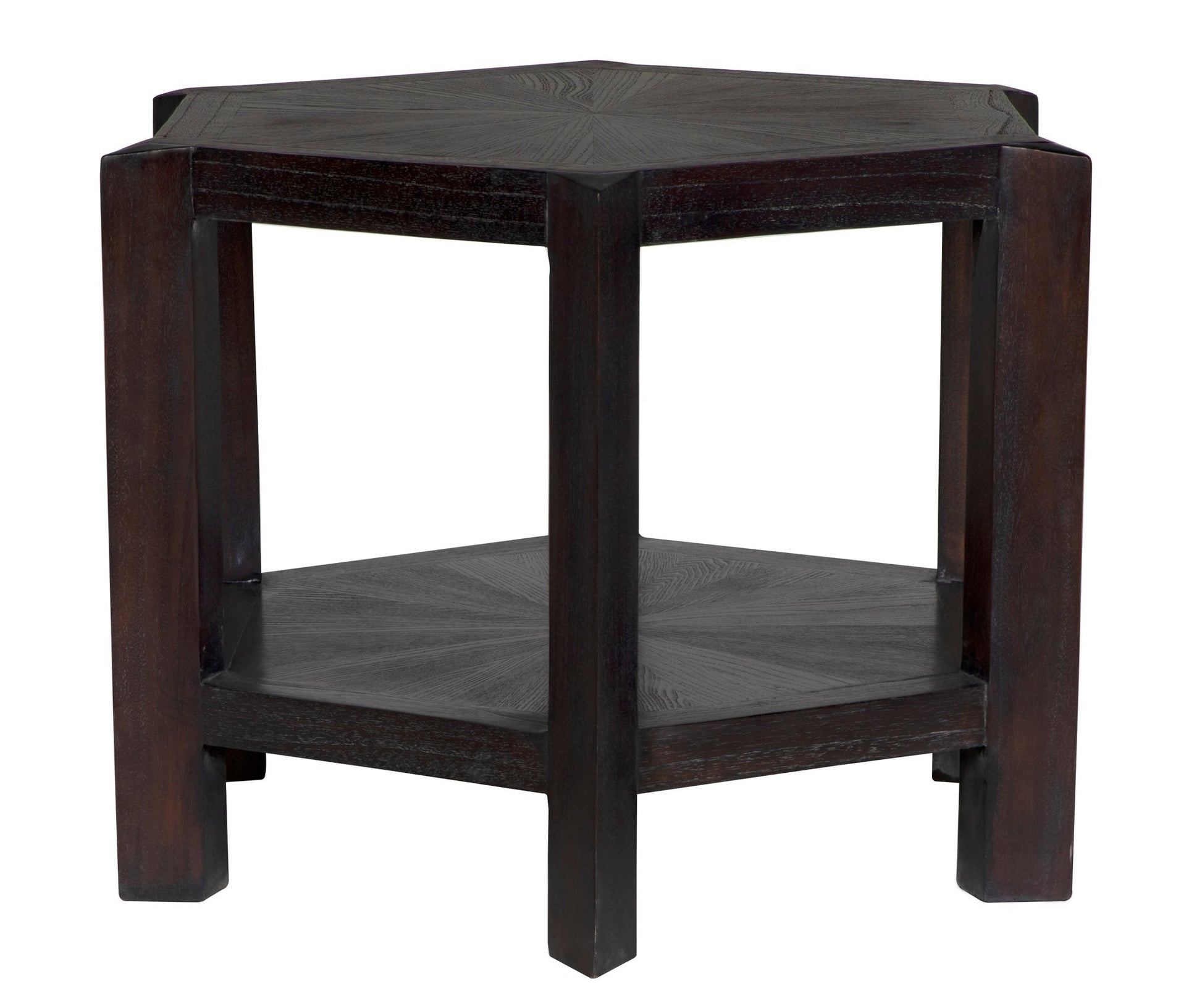 Yuhuda Large Side Table, Sombre Finish-Side Tables-Noir-Sideboards and Things