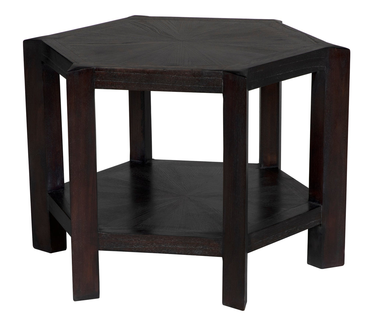 Yuhuda Large Side Table, Sombre Finish-Side Tables-Noir-Sideboards and Things