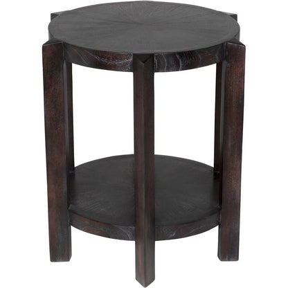 Noir Yuhuda Small Side Table, Sombre Finish