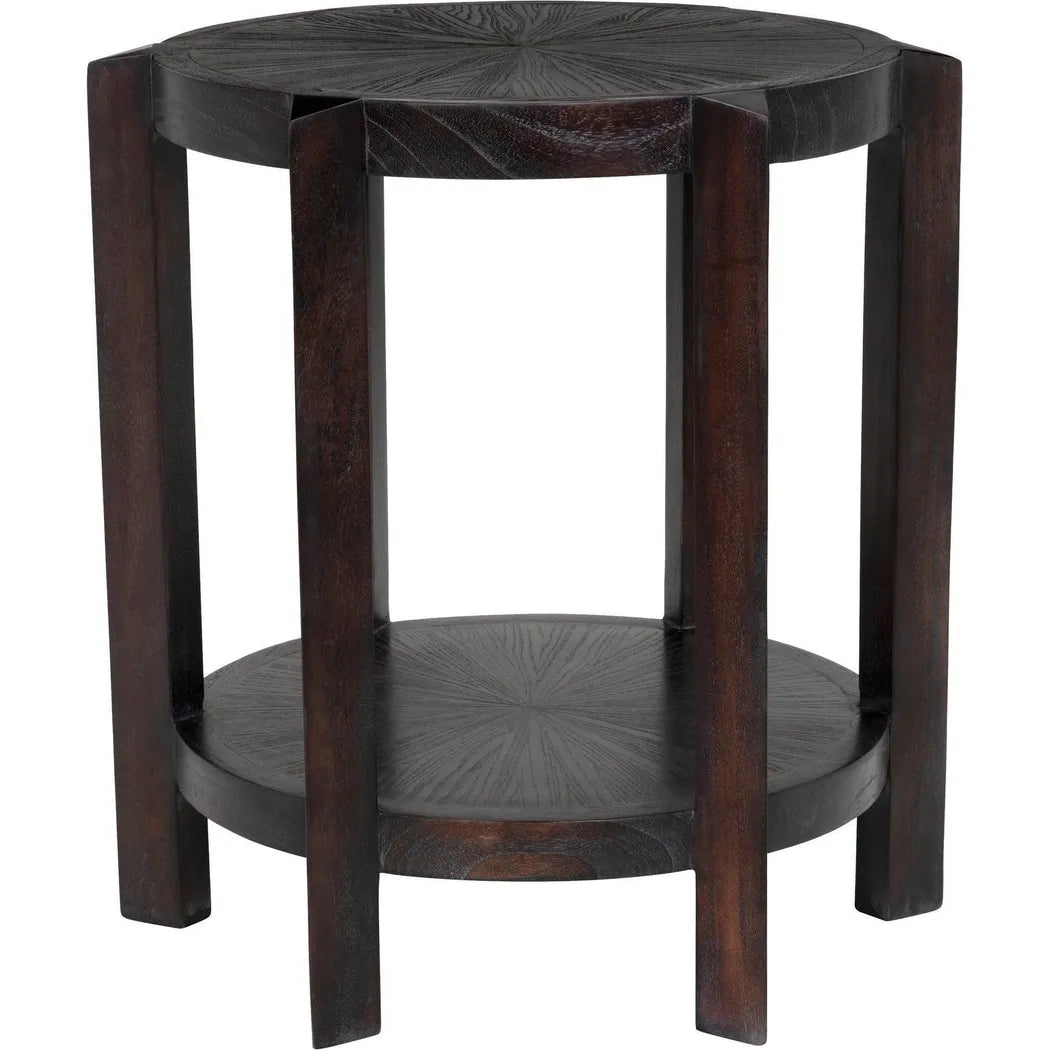 Noir Yuhuda Small Side Table, Sombre Finish