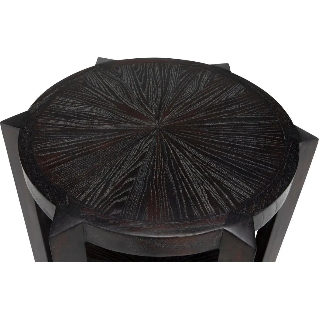 Noir Yuhuda Small Side Table, Sombre Finish