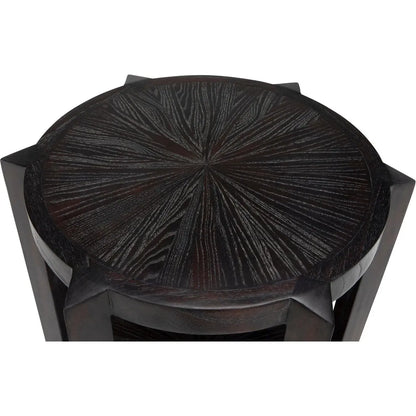 Noir Yuhuda Small Side Table, Sombre Finish