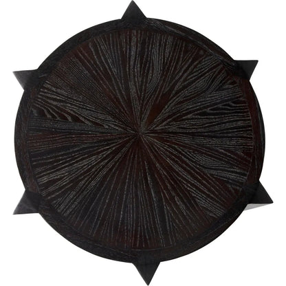 Noir Yuhuda Small Side Table, Sombre Finish