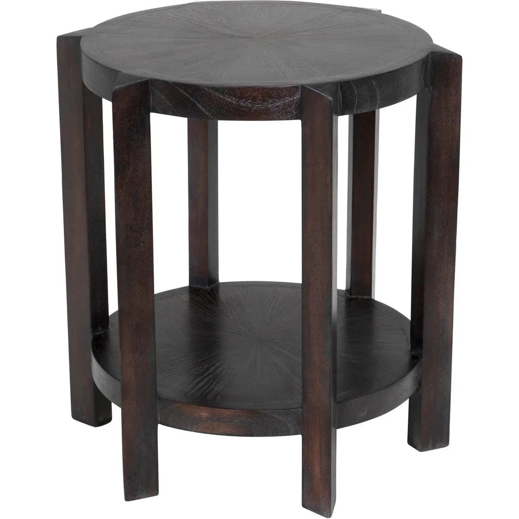 Noir Yuhuda Small Side Table, Sombre Finish