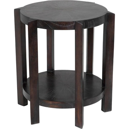 Noir Yuhuda Small Side Table, Sombre Finish
