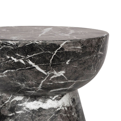 LH Home Yves Concrete Outdoor Side Table
