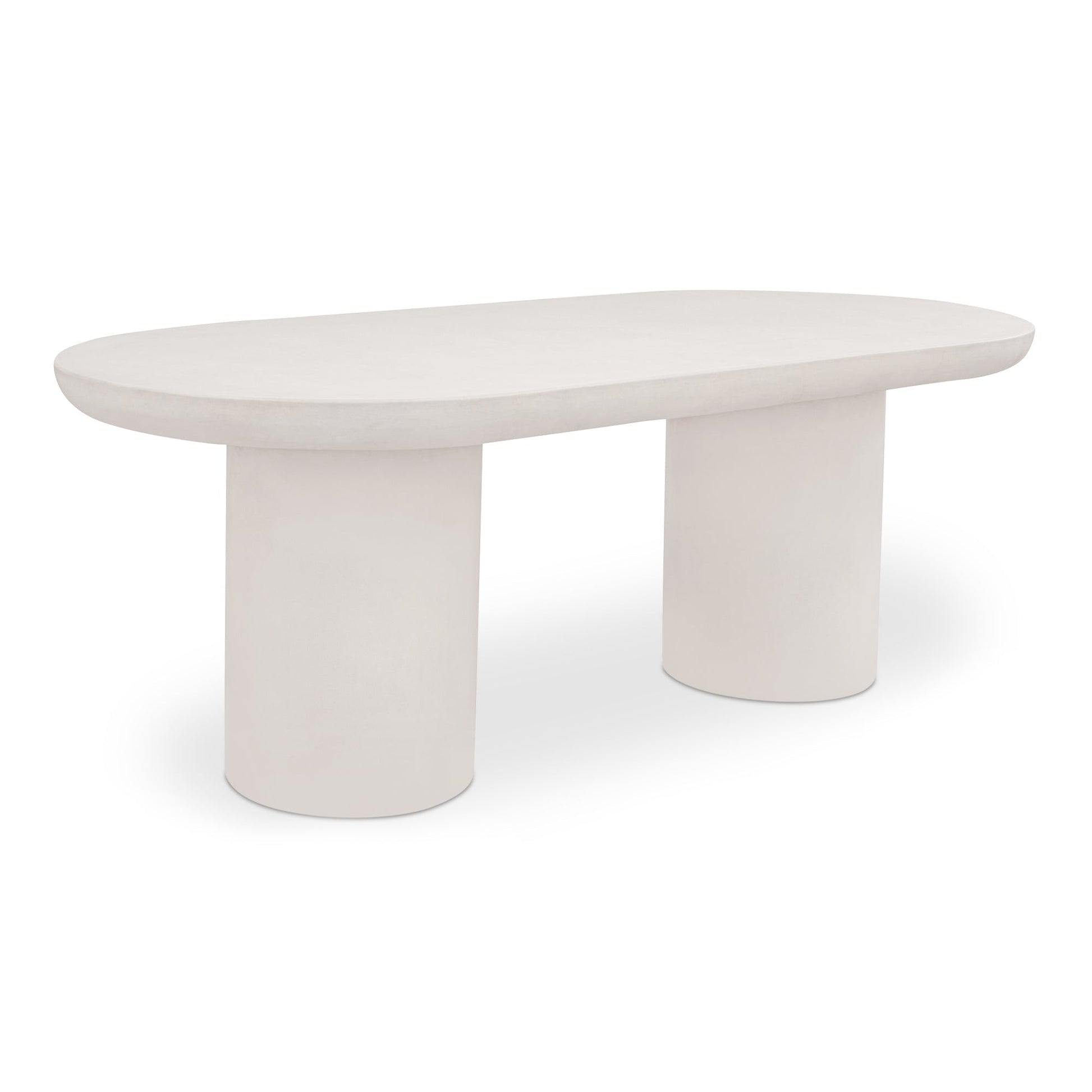 Moe's Home Rocca Cream Concrete Outdoor Dining Table
