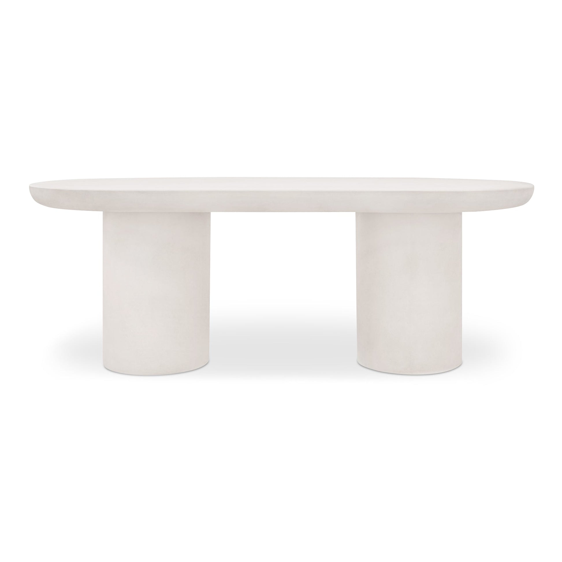 Moe's Home Rocca Cream Concrete Outdoor Dining Table