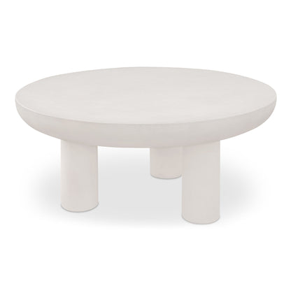 Rocca Cream Concrete Outdoor Coffee Table