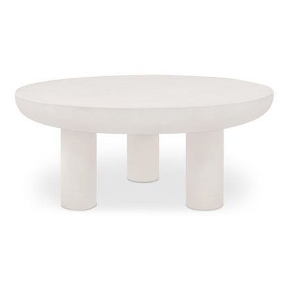 Rocca Cream Concrete Outdoor Coffee Table