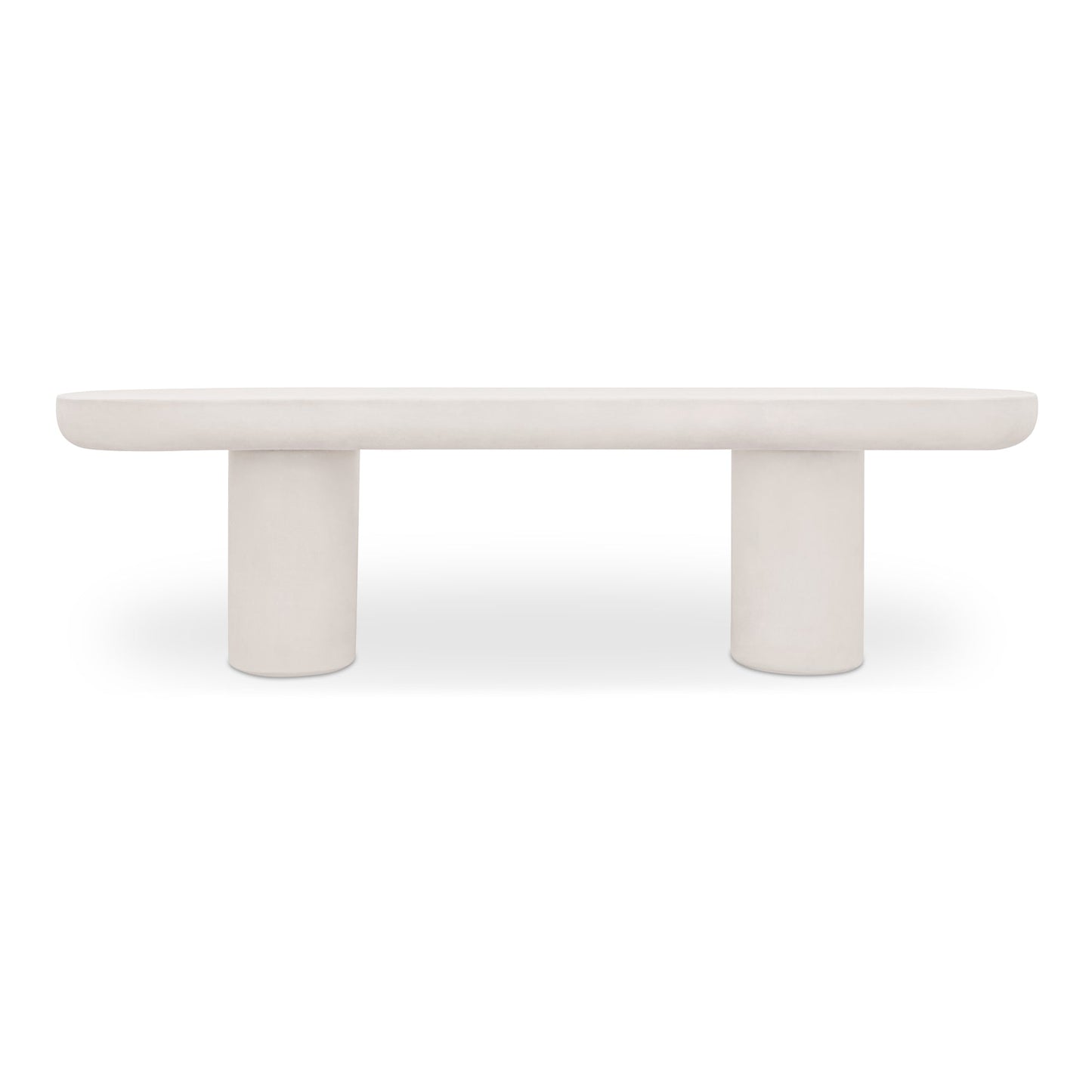 Rocca Cream Concrete Design Outdoor Bench