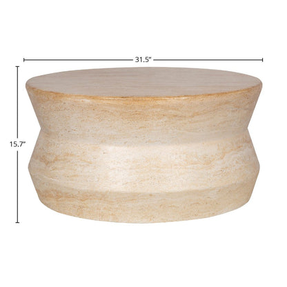 LH Home Zac Concrete Outdoor Coffee Table