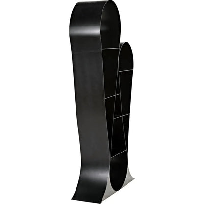 Zaha Bookcase, Black Metal