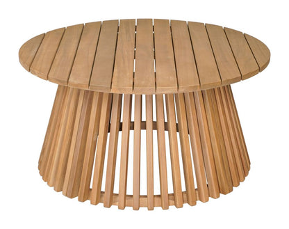 Zuo Modern Zahara Natural Wooden Round Coffee Table