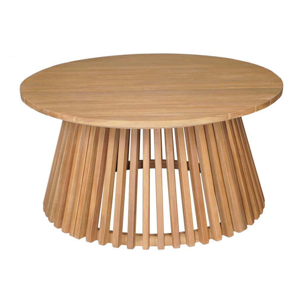 Zuo Modern Zahara Natural Wooden Round Coffee Table
