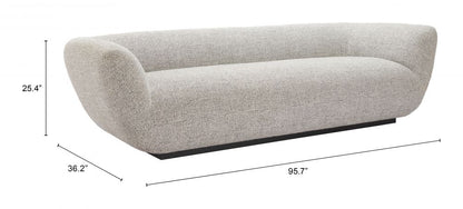 Zuo Modern Zambet Textured Fabric Sofa