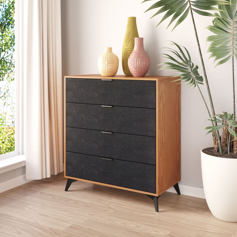 Zuo Modern Zarif Four Drawers Wood Chest