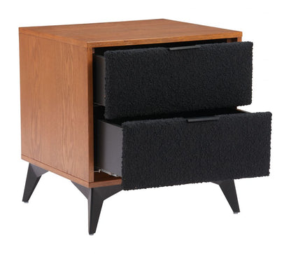 Zuo Modern Zarif Two Drawers Wood Nightstand