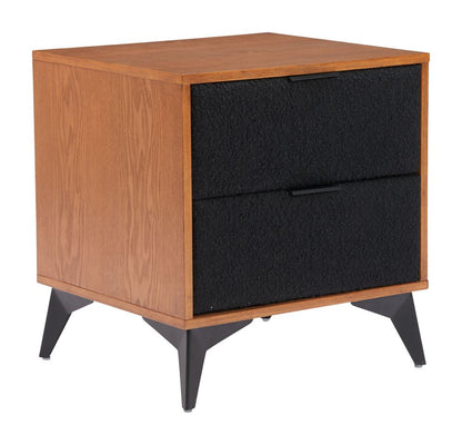 Zuo Modern Zarif Two Drawers Wood Nightstand