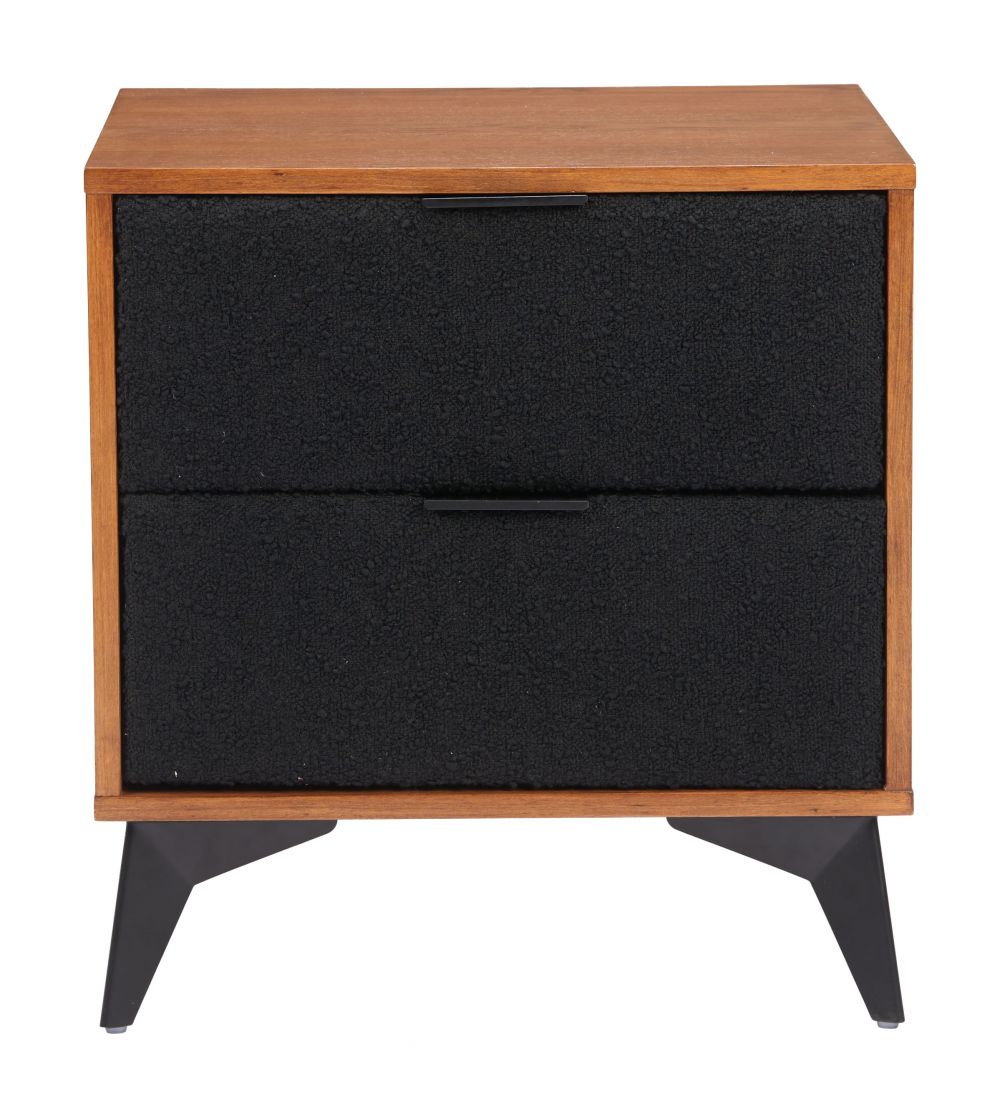 Zuo Modern Zarif Two Drawers Wood Nightstand