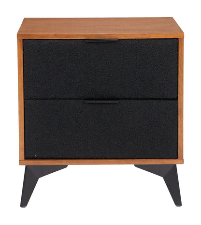 Zuo Modern Zarif Two Drawers Wood Nightstand