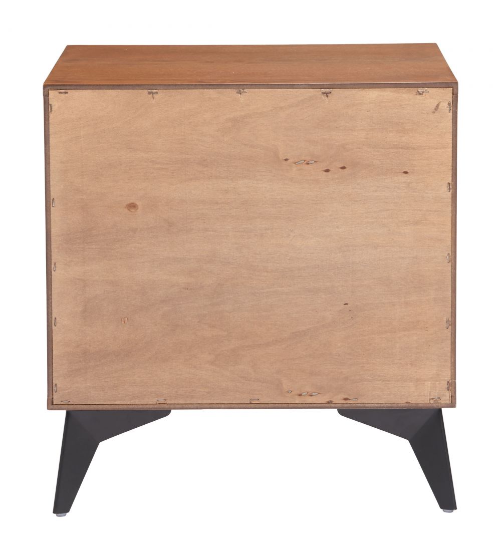 Zuo Modern Zarif Two Drawers Wood Nightstand