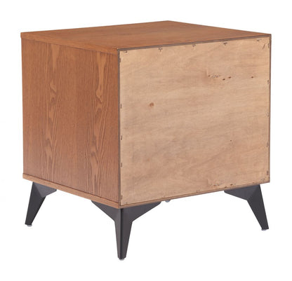 Zuo Modern Zarif Two Drawers Wood Nightstand