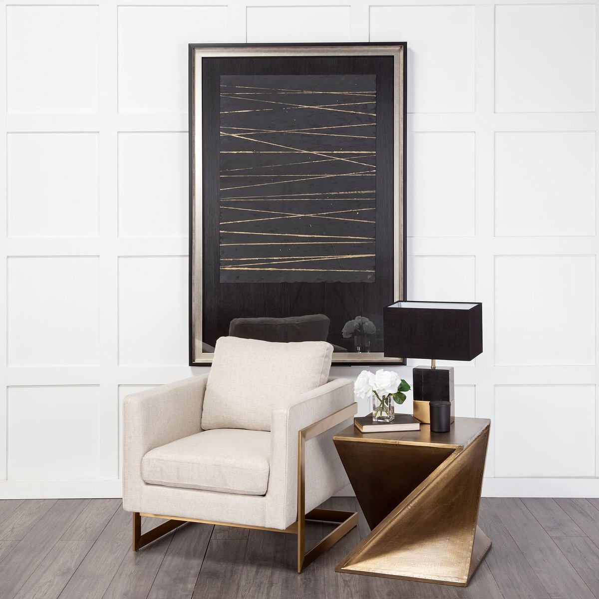 Mercana Zelda Z-Shaped Wooden Accent Table