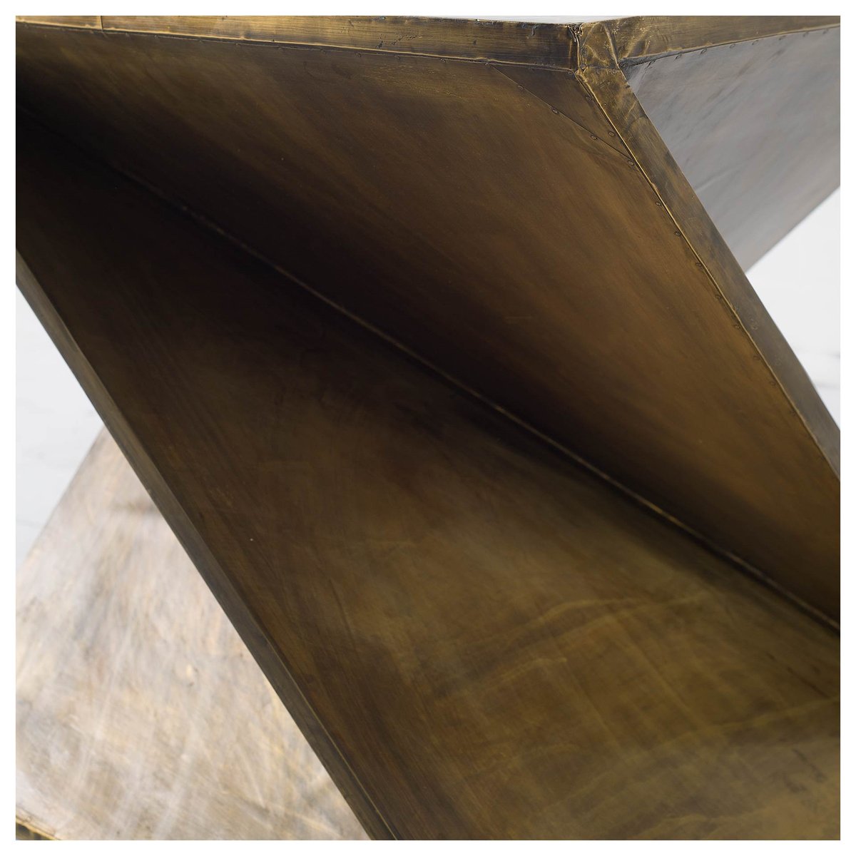 Mercana Zelda Z-Shaped Wooden Accent Table