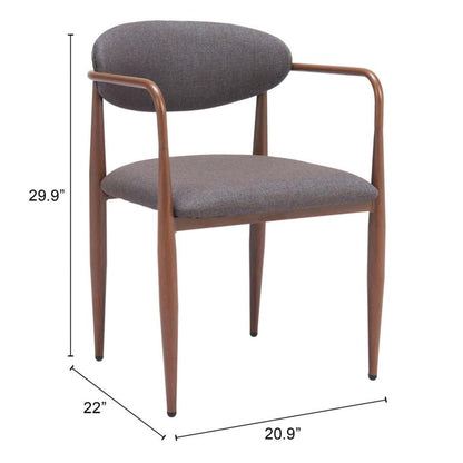 Zuo Modern Zens Dining Arm Chair (Set of 2)