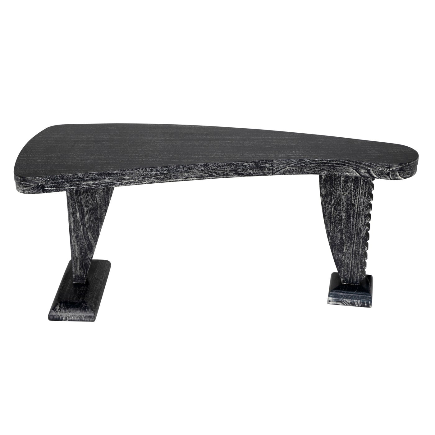 Zigmund Desk or Unique Curved Shape Console Table-Console Tables-Noir-Sideboards and Things