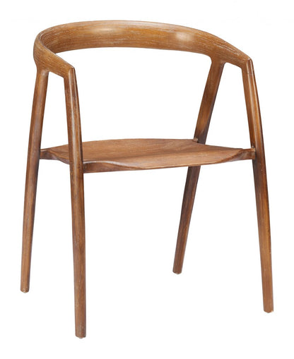 Zuo Modern Ziran Solid Wooden Dining Chair 2PC