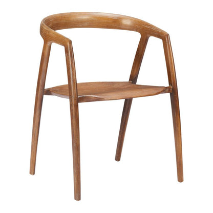Zuo Modern Ziran Solid Wooden Dining Chair 2PC