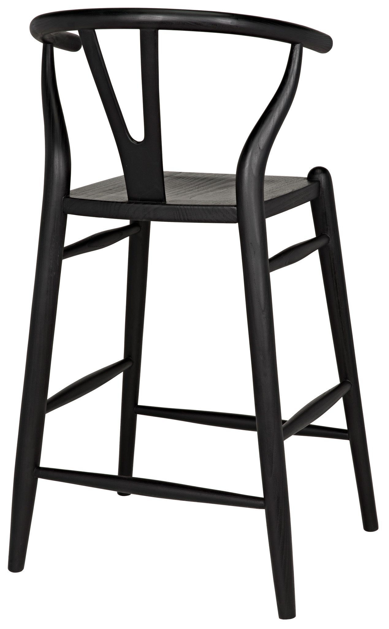 Zola Counter Stool, Charcoal Black-Counter Stools-Noir-Sideboards and Things