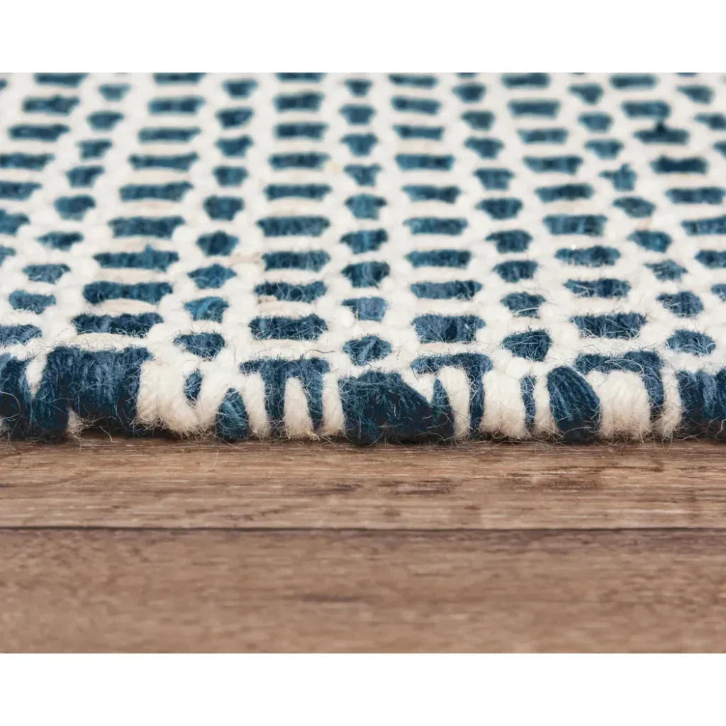 Cobs Basketweave Blue Area Rugs For Living Room - LOOMLAN - LOOMLAN - Area Rugs