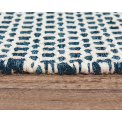 Cobs Basketweave Blue Area Rugs For Living Room - LOOMLAN - LOOMLAN - Area Rugs