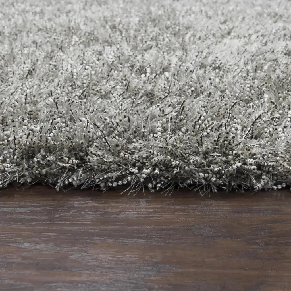 Curb Gray Round Area Rug -- gray