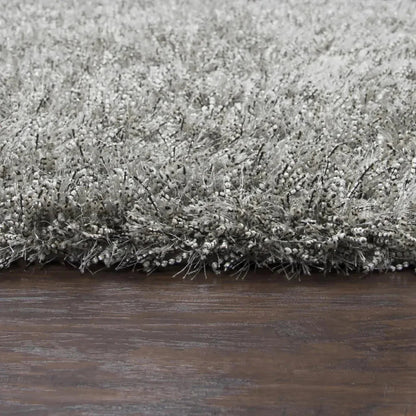 Curb Gray Round Area Rug -- gray