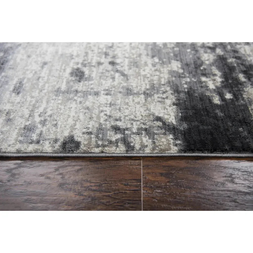 Dakh Abstract Brown Kitchen Hallway Runner Rug - LOOMLAN - LOOMLAN - Area Rugs