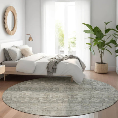 Kaelora Gray Washable Indoor-Outdoor Rug