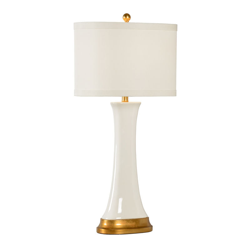 Chelsea House Hopper Gold Accents Smooth Finish Table Lamp