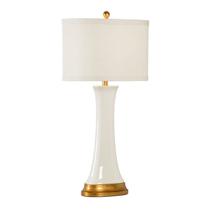 Chelsea House Hopper Gold Accents Smooth Finish Table Lamp