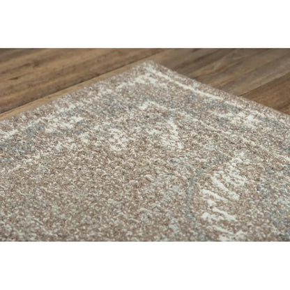 Cung Floral Brown Area Rugs For Living Room -- brown