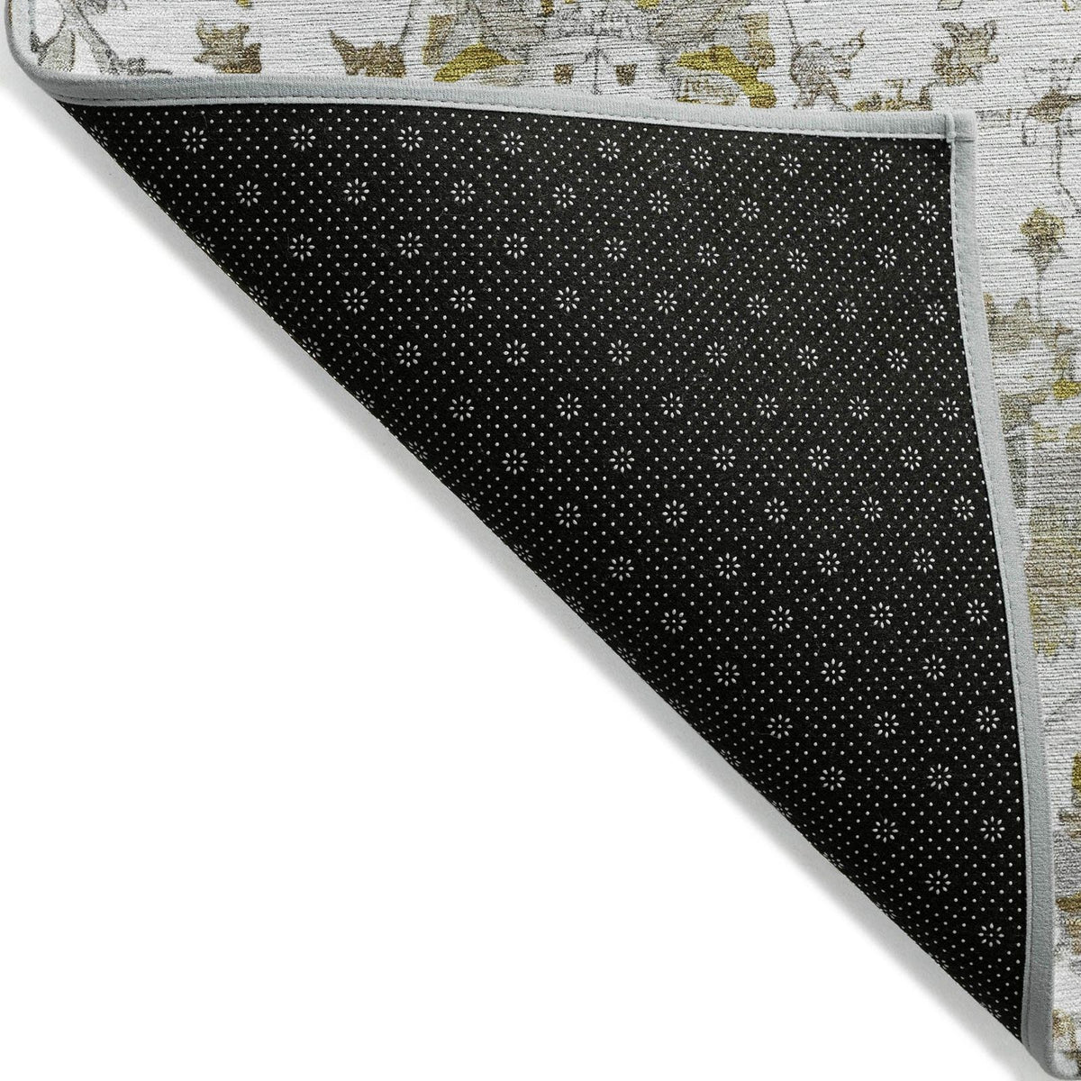 Haelira Linen Washable Indoor-Outdoor Rug