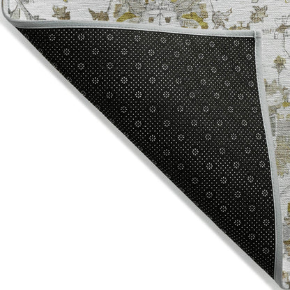Haelira Linen Washable Indoor-Outdoor Rug