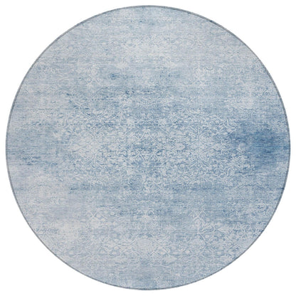 Kaelas Blue Washable Indoor-Outdoor Rug