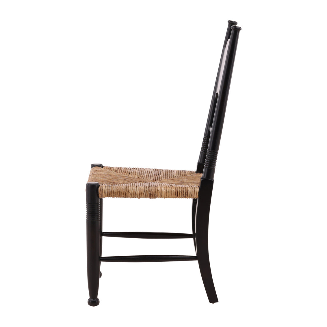 Furniture Classics Strickland Hand Woven Rush Seat Side Chair 2PC