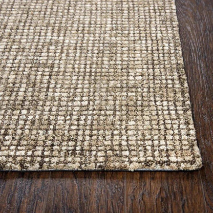 Dogo Tweed Brown Large Area Rugs For Living Room -- brown